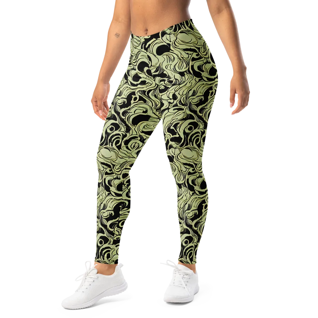 Obsidian Organics on Leggings — Left Front