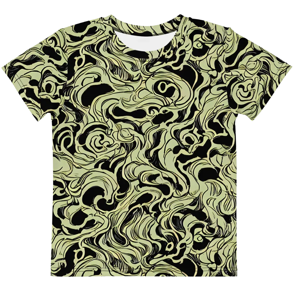 Obsidian Organics on Kids Crew Neck T-Shirt — Front
