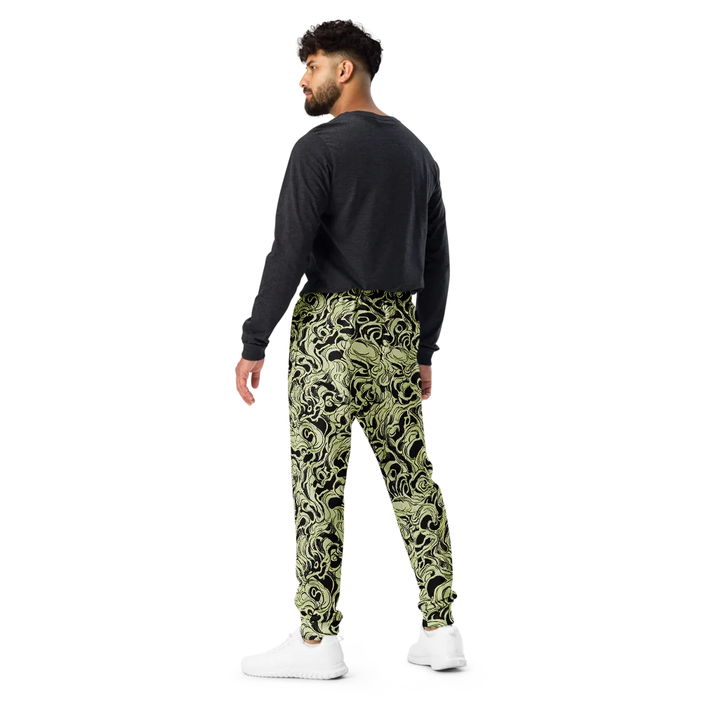 Obsidian Organics on Men's Joggers — Back