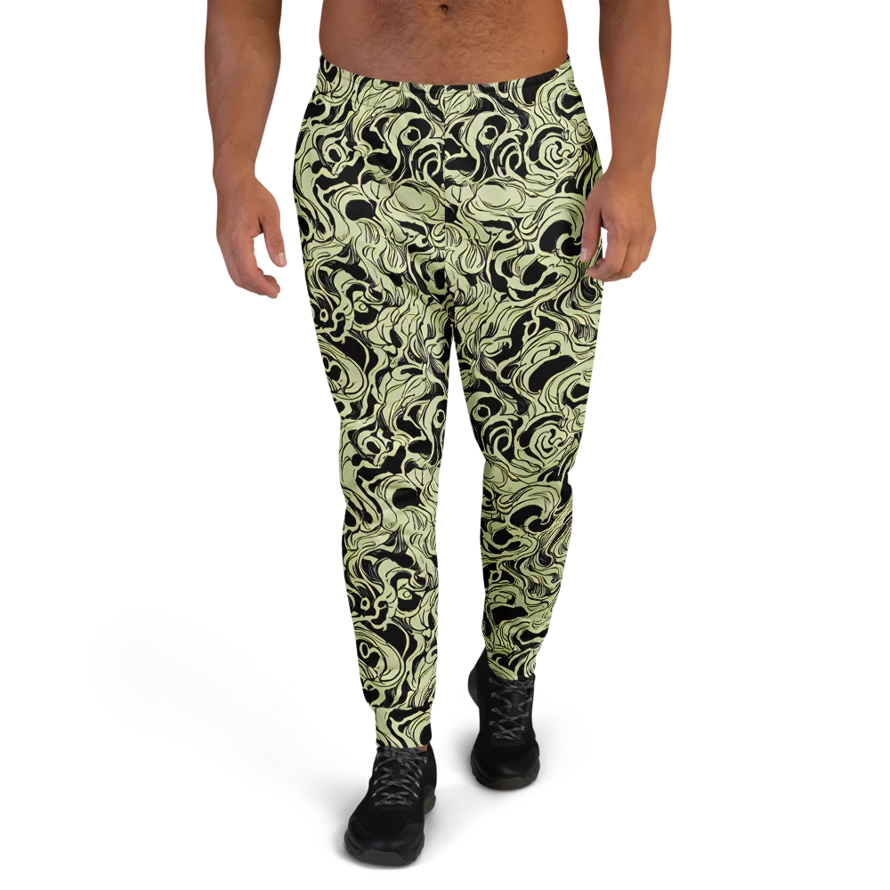 Obsidian Organics on Men's Joggers — Front