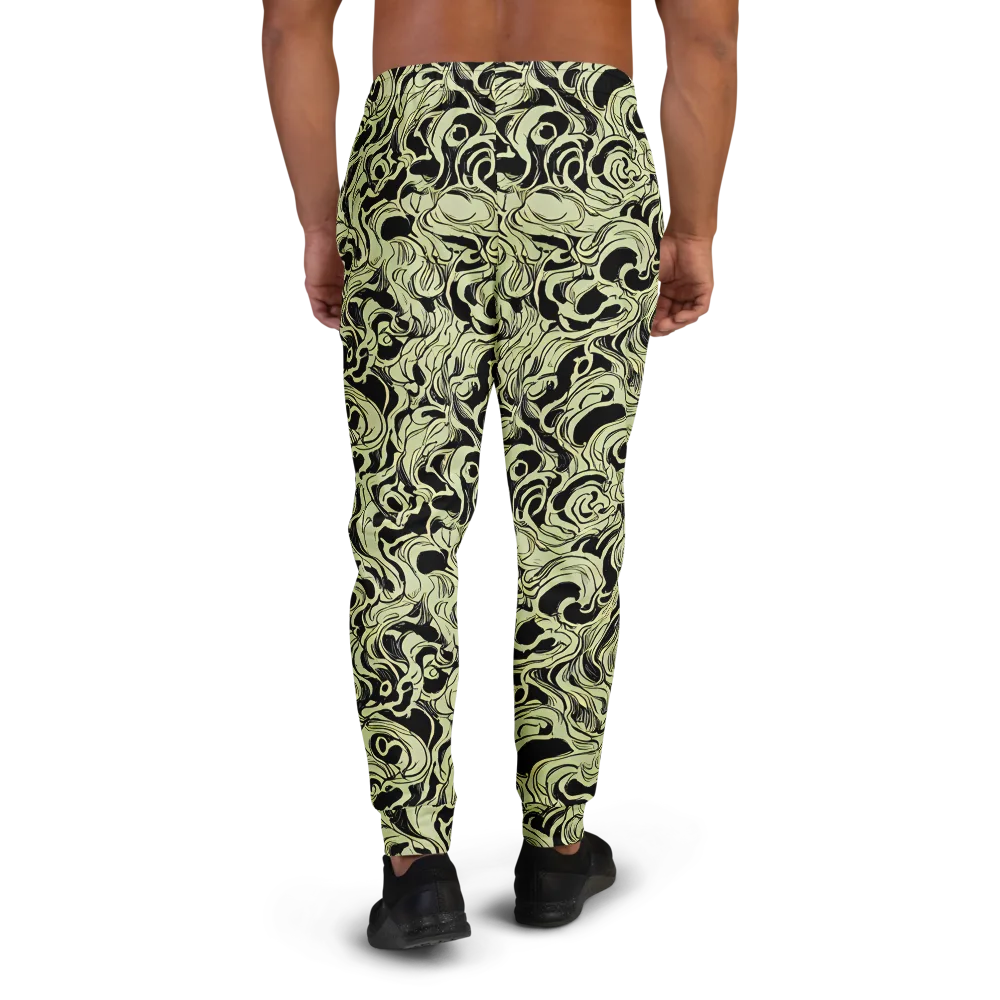 Obsidian Organics on Men's Joggers — Back