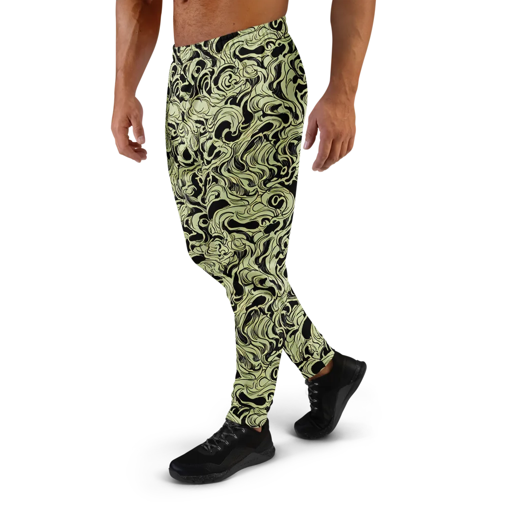 Obsidian Organics on Men's Joggers — Left