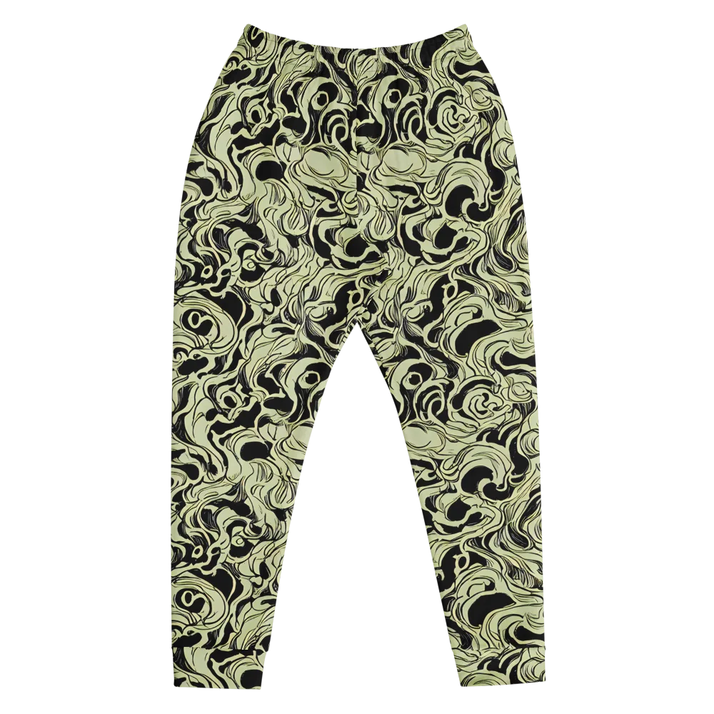Obsidian Organics on Men's Joggers — Front
