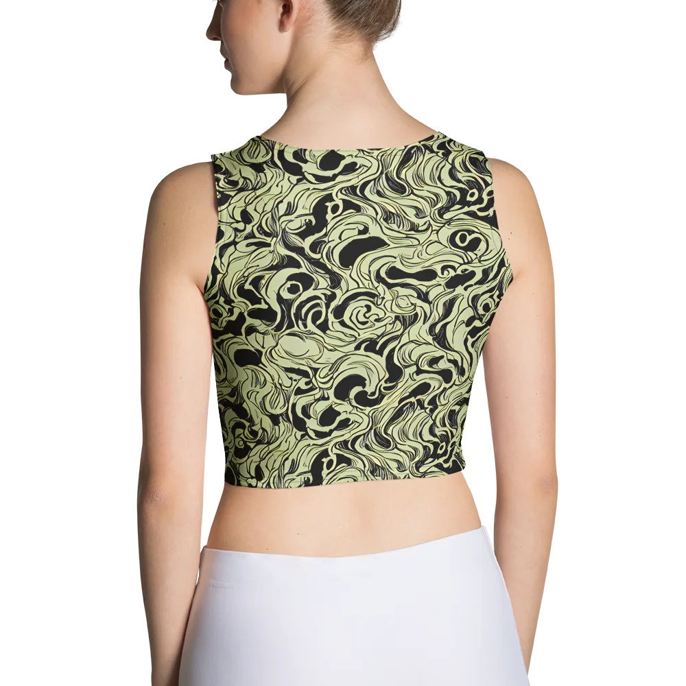 Obsidian Organics on Crop Top — Back