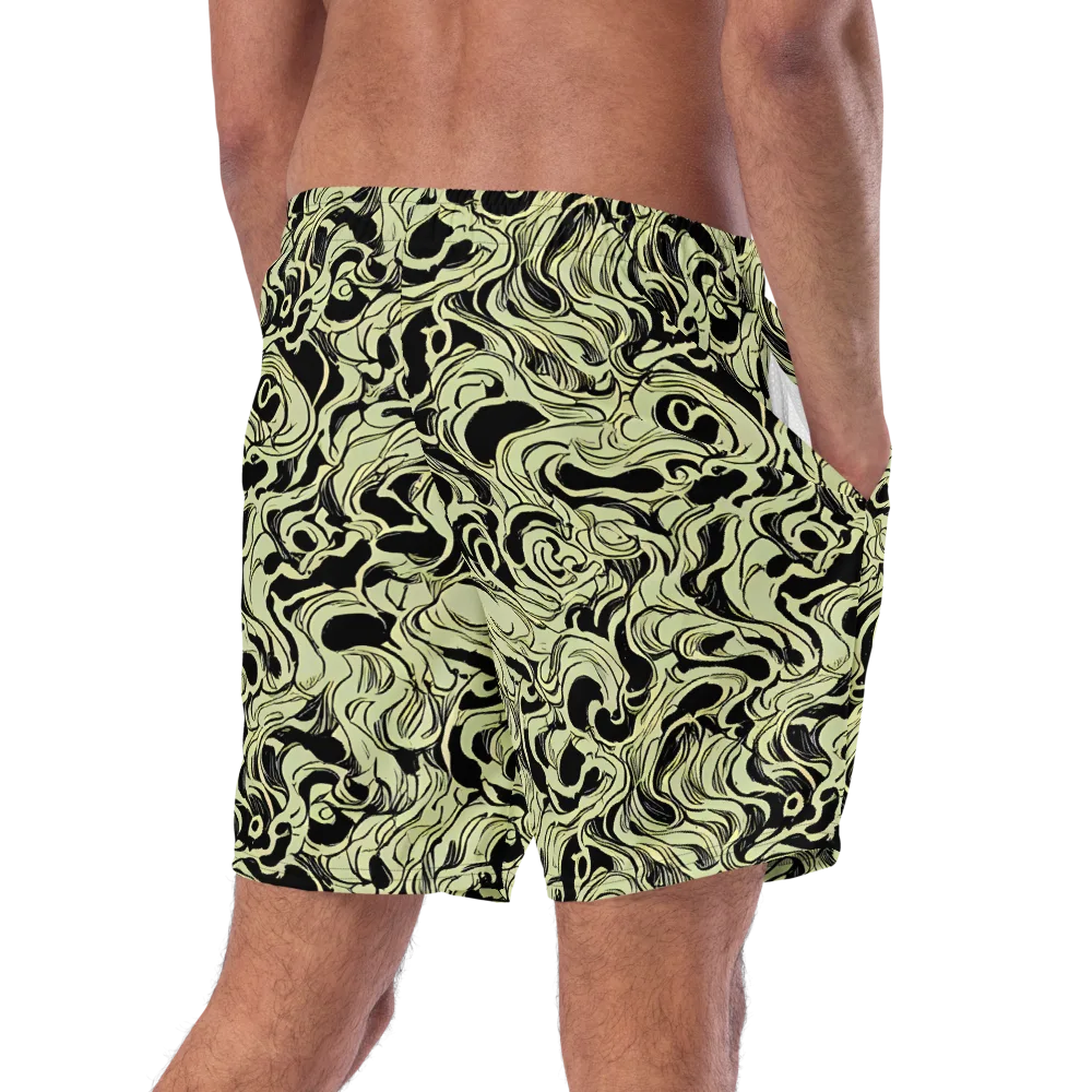 Obsidian Organics on Swim Trunks — Right Back