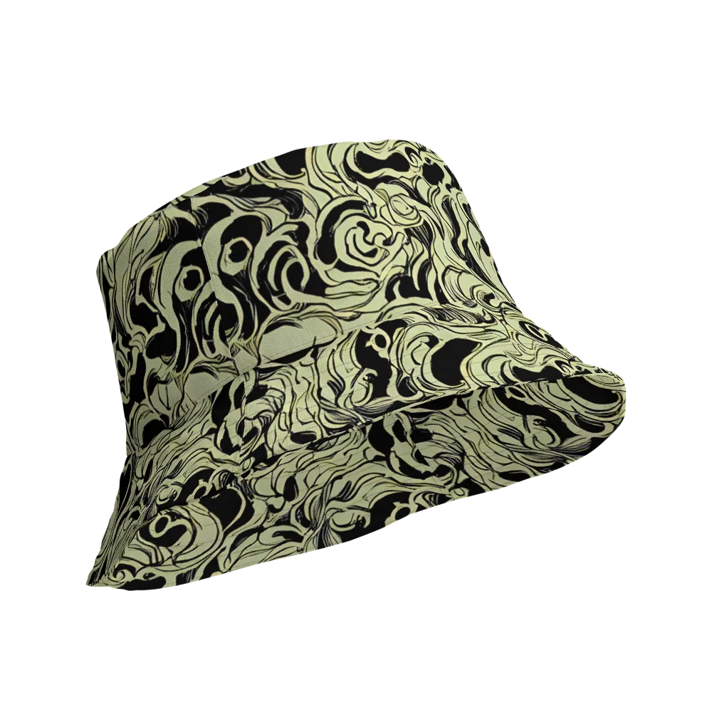 Obsidian Organics on Reversible Bucket Hat — Product details Outside