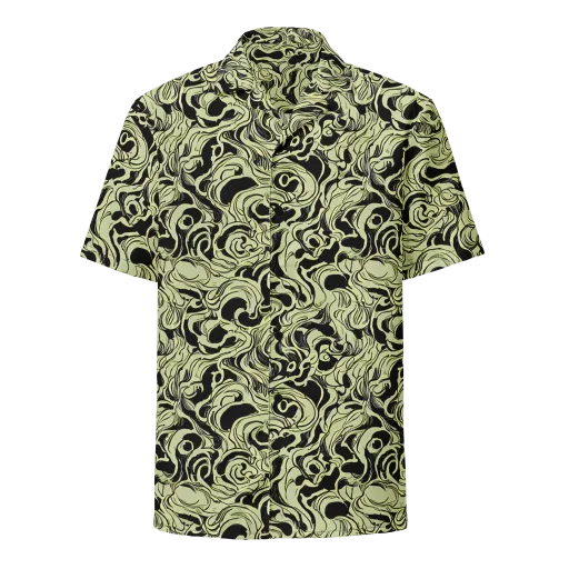 Obsidian Organics on a Button Shirt