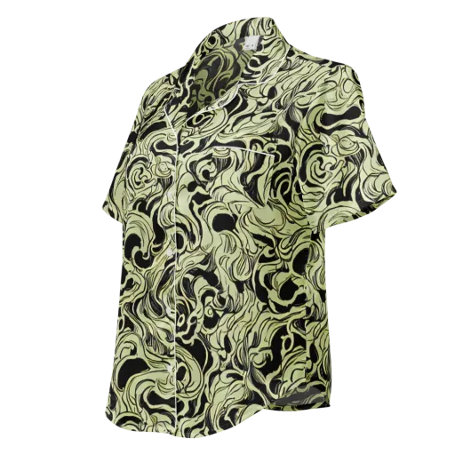 Obsidian Organics on a Women's Short Sleeve Pajama Top