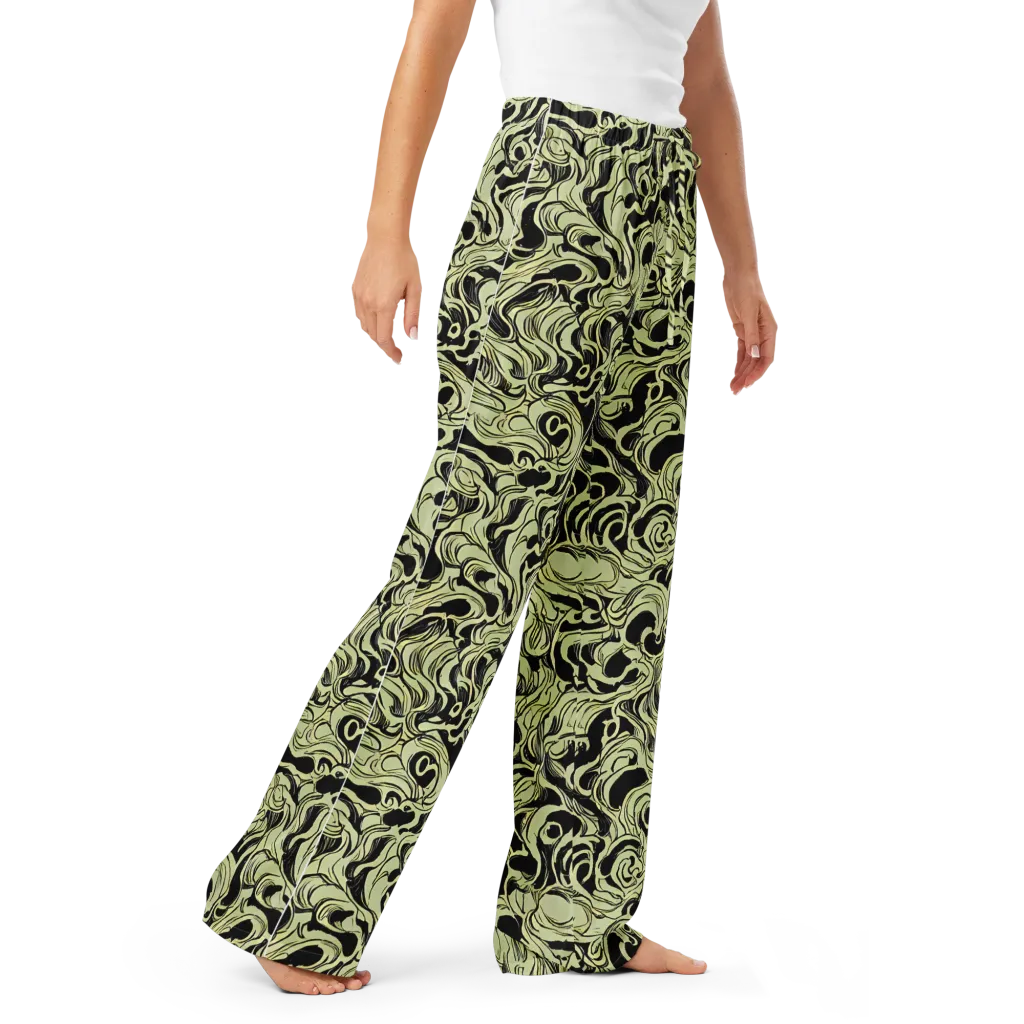 Obsidian Organics on Women's Pajama Pants — Right Front