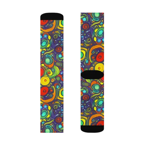 Orbiting Colors on a Socks