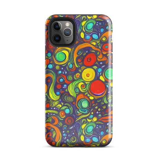 Orbiting Colors on a Tough Case for iPhone®