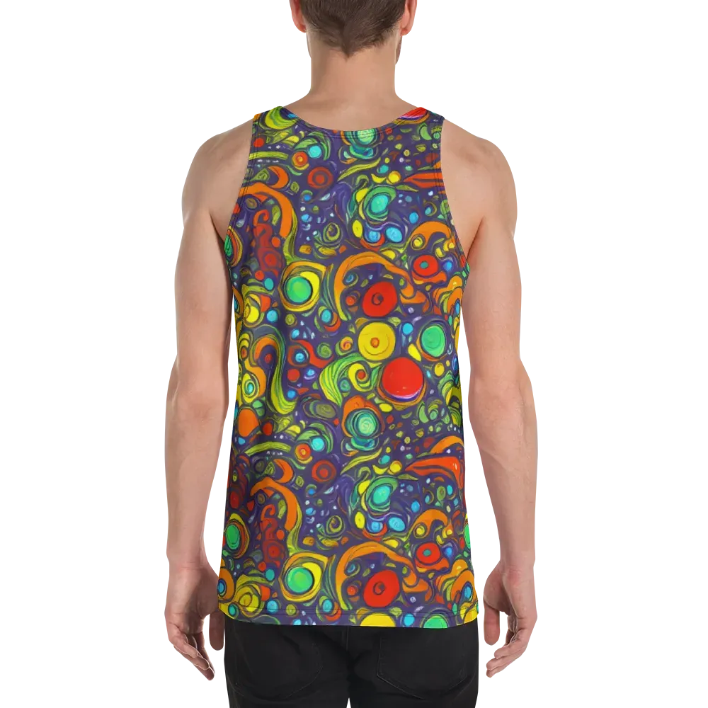 Orbiting Colors on Men's Tank Top — Back