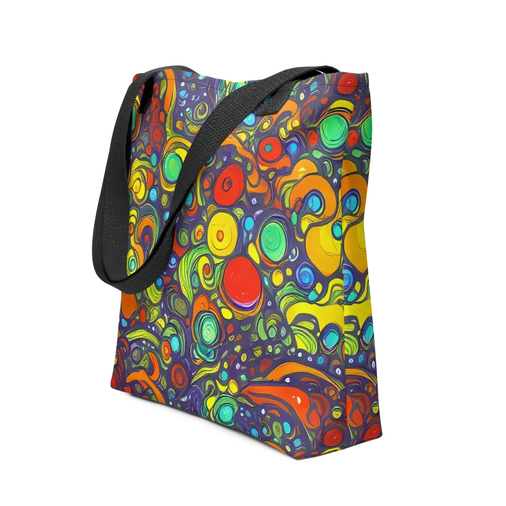 Orbiting Colors on Tote Bag — Front