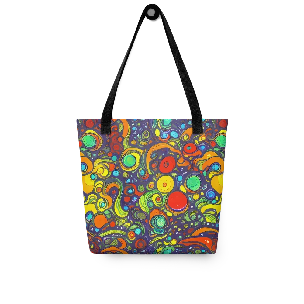 Orbiting Colors on Tote Bag — Front