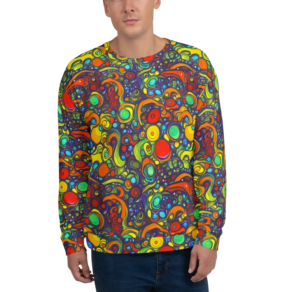Orbiting Colors on Sweatshirt — Front