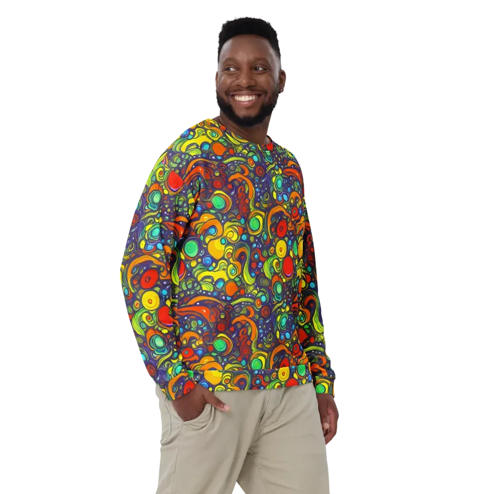 Orbiting Colors on Sweatshirt — Front