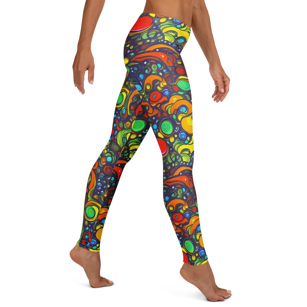 Orbiting Colors on Leggings — Right