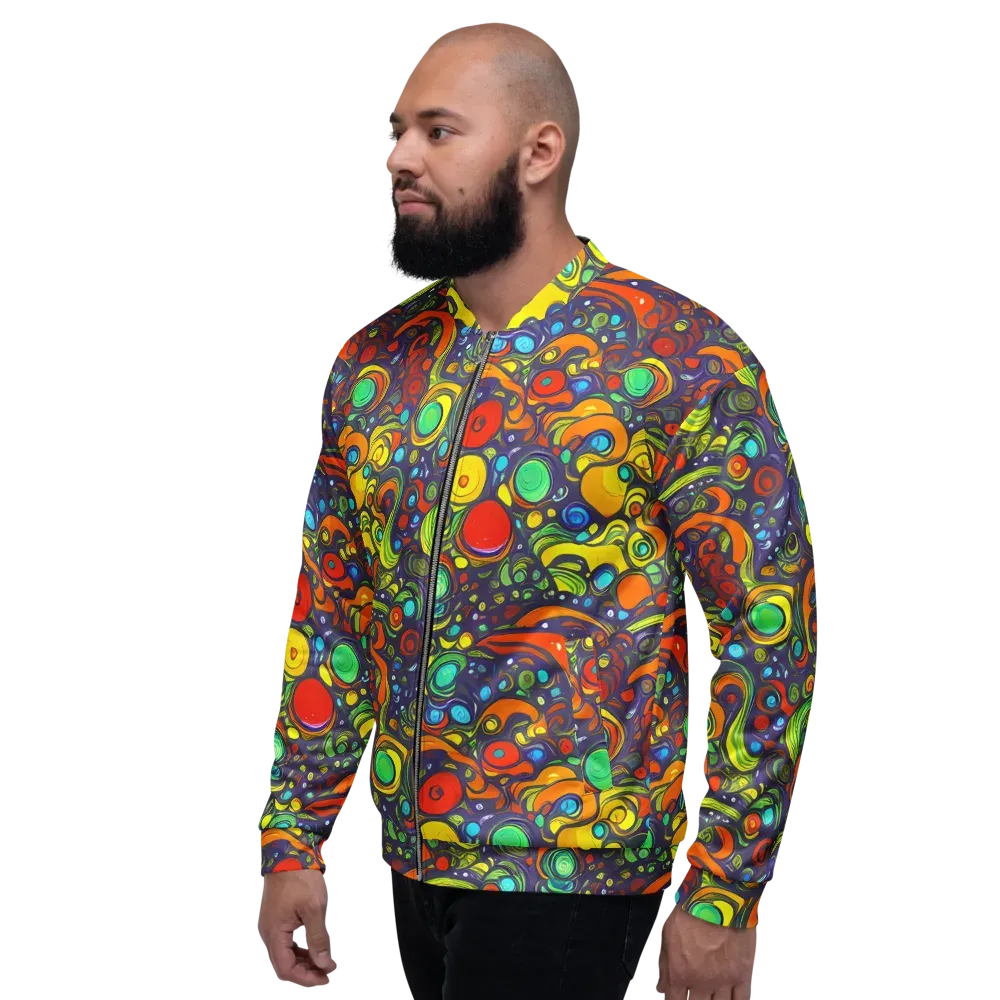 Orbiting Colors on Bomber Jacket — Left