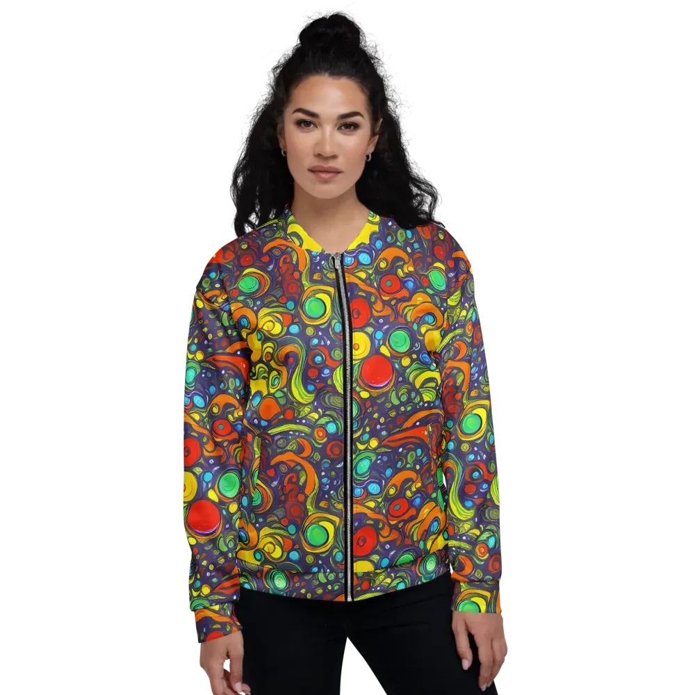 Orbiting Colors on Bomber Jacket — Front