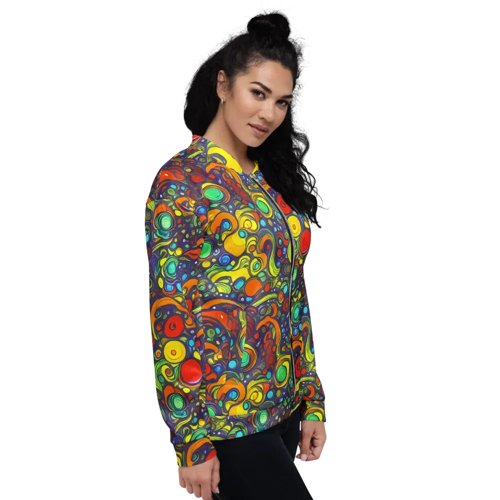 Orbiting Colors on Bomber Jacket — Right
