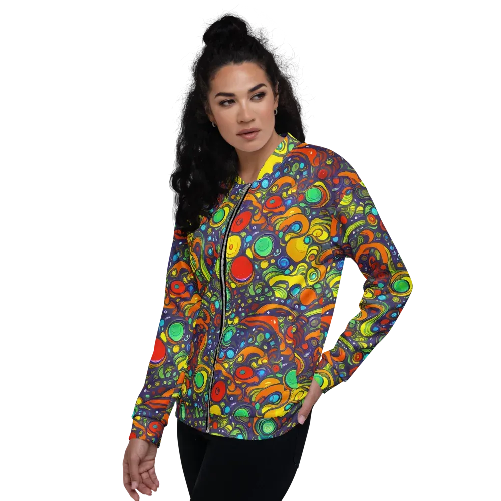 Orbiting Colors on Bomber Jacket — Left