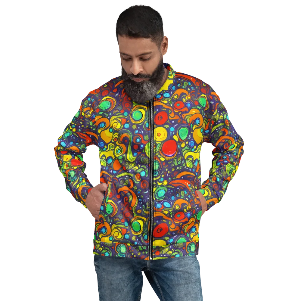 Orbiting Colors on Bomber Jacket — Front