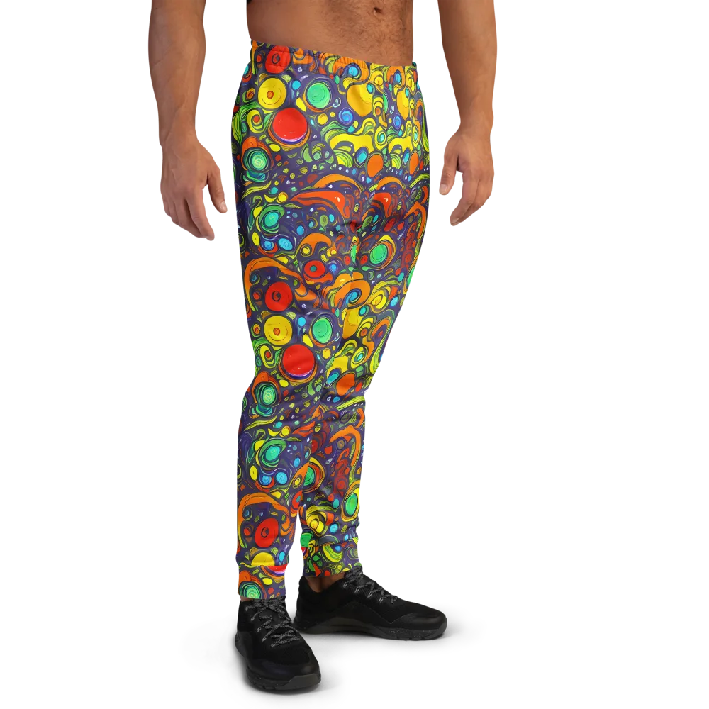 Orbiting Colors on Men's Joggers — Right