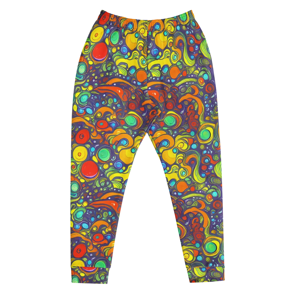 Orbiting Colors on Men's Joggers — Front