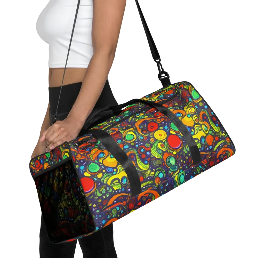 Orbiting Colors on Duffle Bag — Front