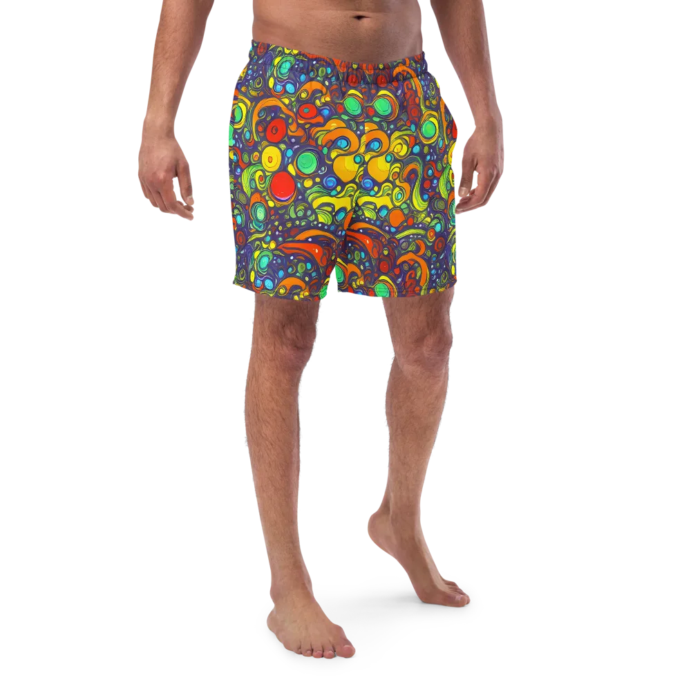 Orbiting Colors on Swim Trunks — Front