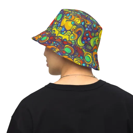 Orbiting Colors on a Reversible Bucket Hat