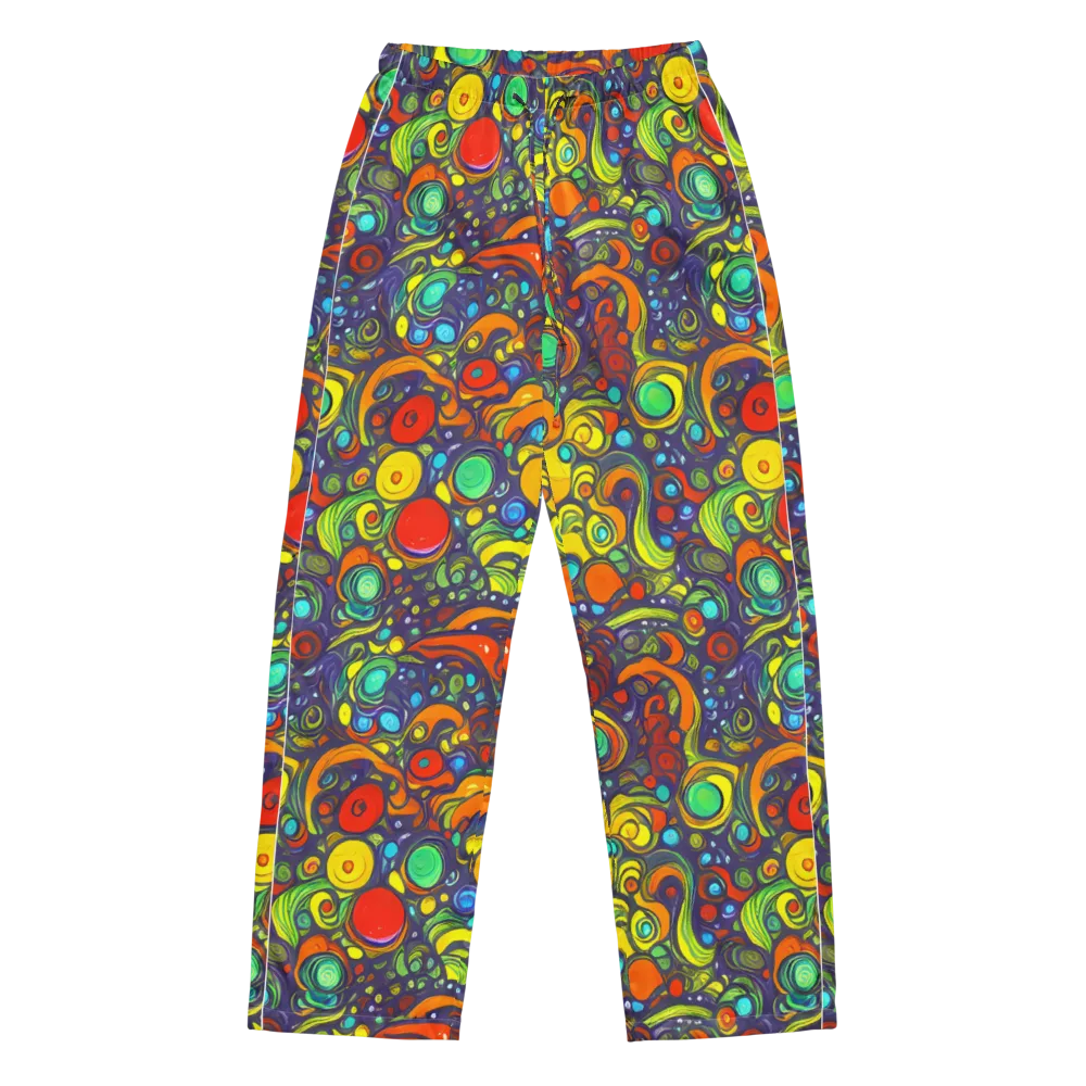 Orbiting Colors on Women's Pajama Pants — Front