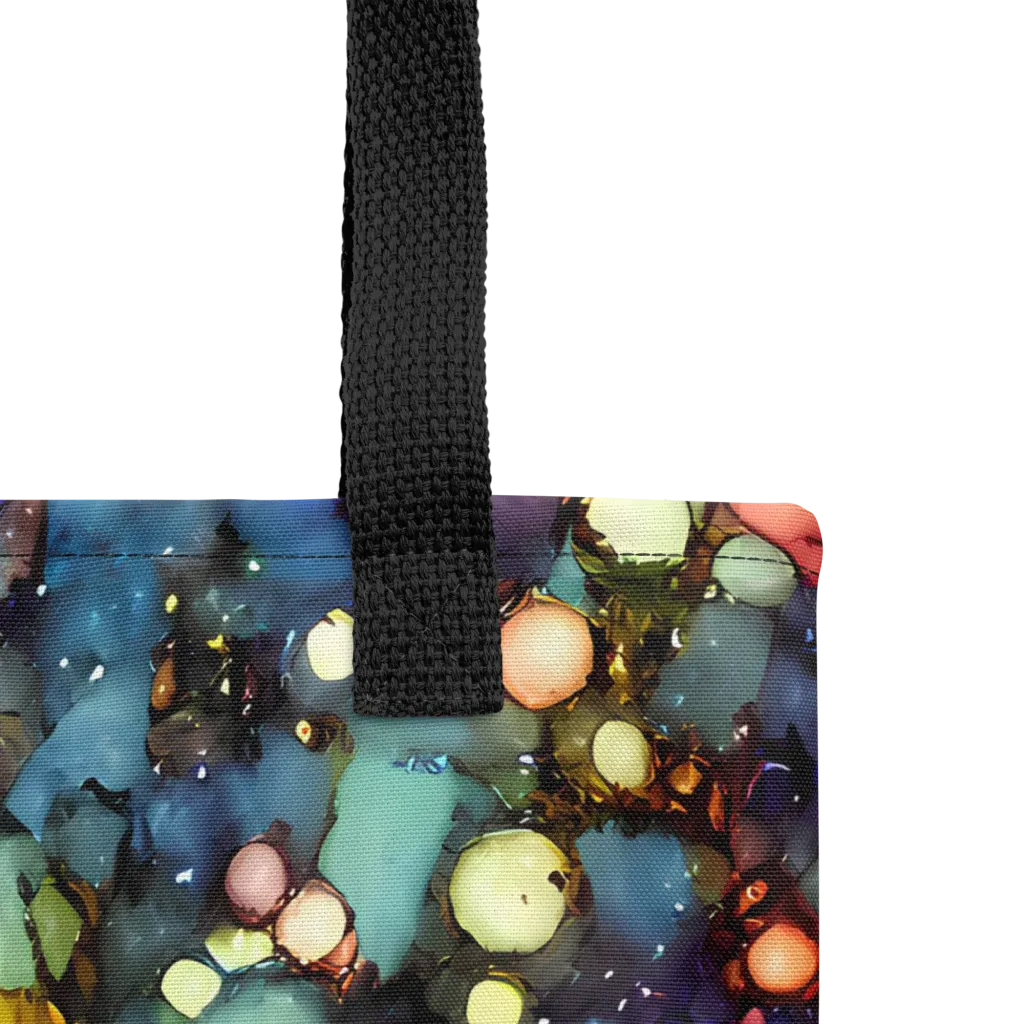Blue Nebula Bloom on Tote Bag — Product details