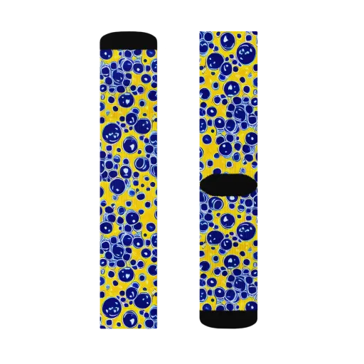 Cobalt Fizz on a Socks