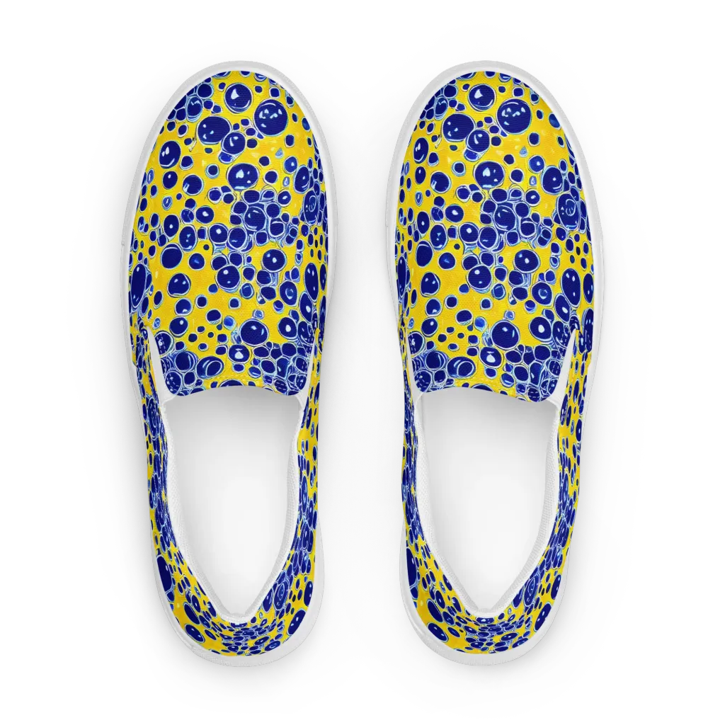 Cobalt Fizz on Women's Slip-On Canvas Shoes — Front