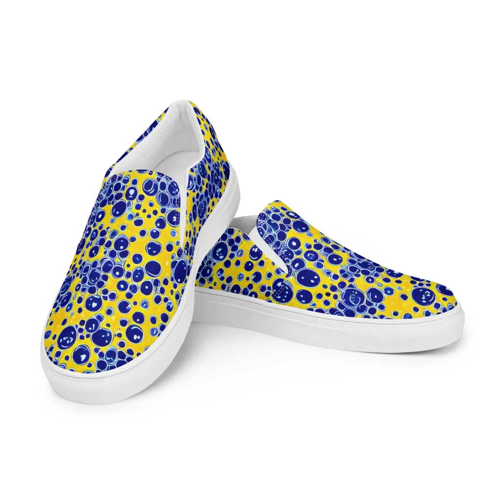 Cobalt Fizz on Women's Slip-On Canvas Shoes — Left Front