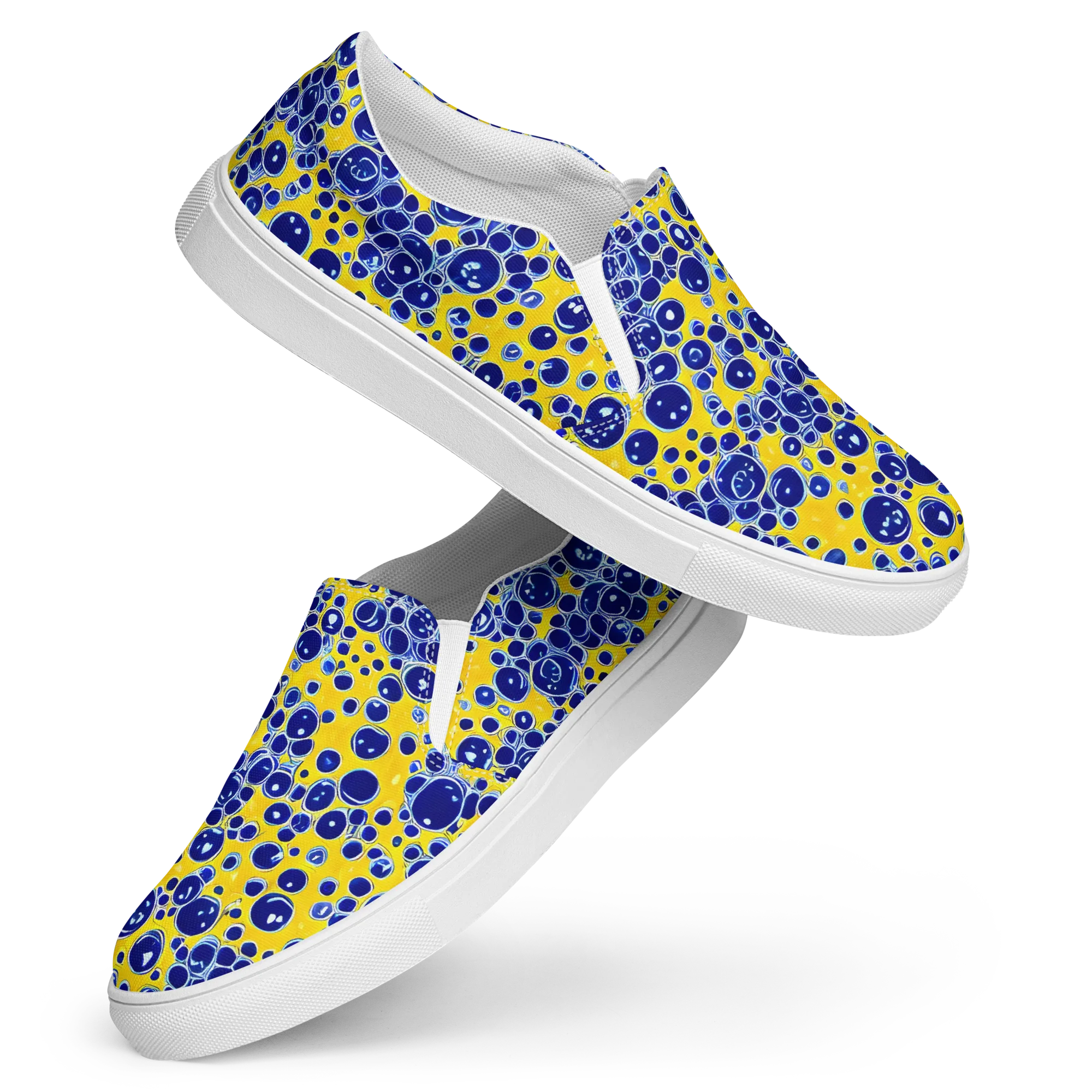 Cobalt Fizz on Women's Slip-On Canvas Shoes — Front