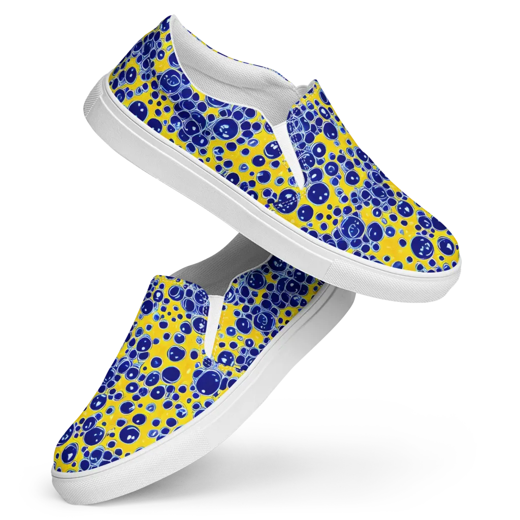 Cobalt Fizz on Women's Slip-On Canvas Shoes — Front