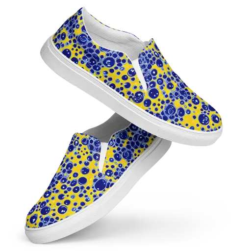 Cobalt Fizz on a Women's Slip-On Canvas Shoes