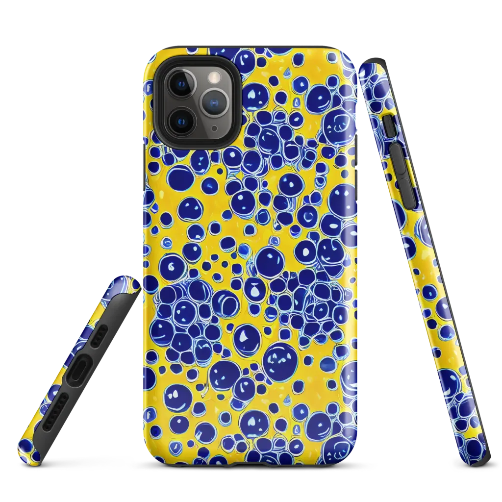 Cobalt Fizz on Tough Case for iPhone® — Front