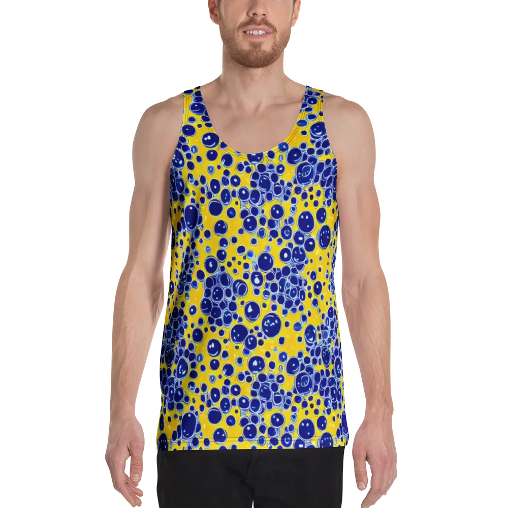 Cobalt Fizz on Men's Tank Top — Front