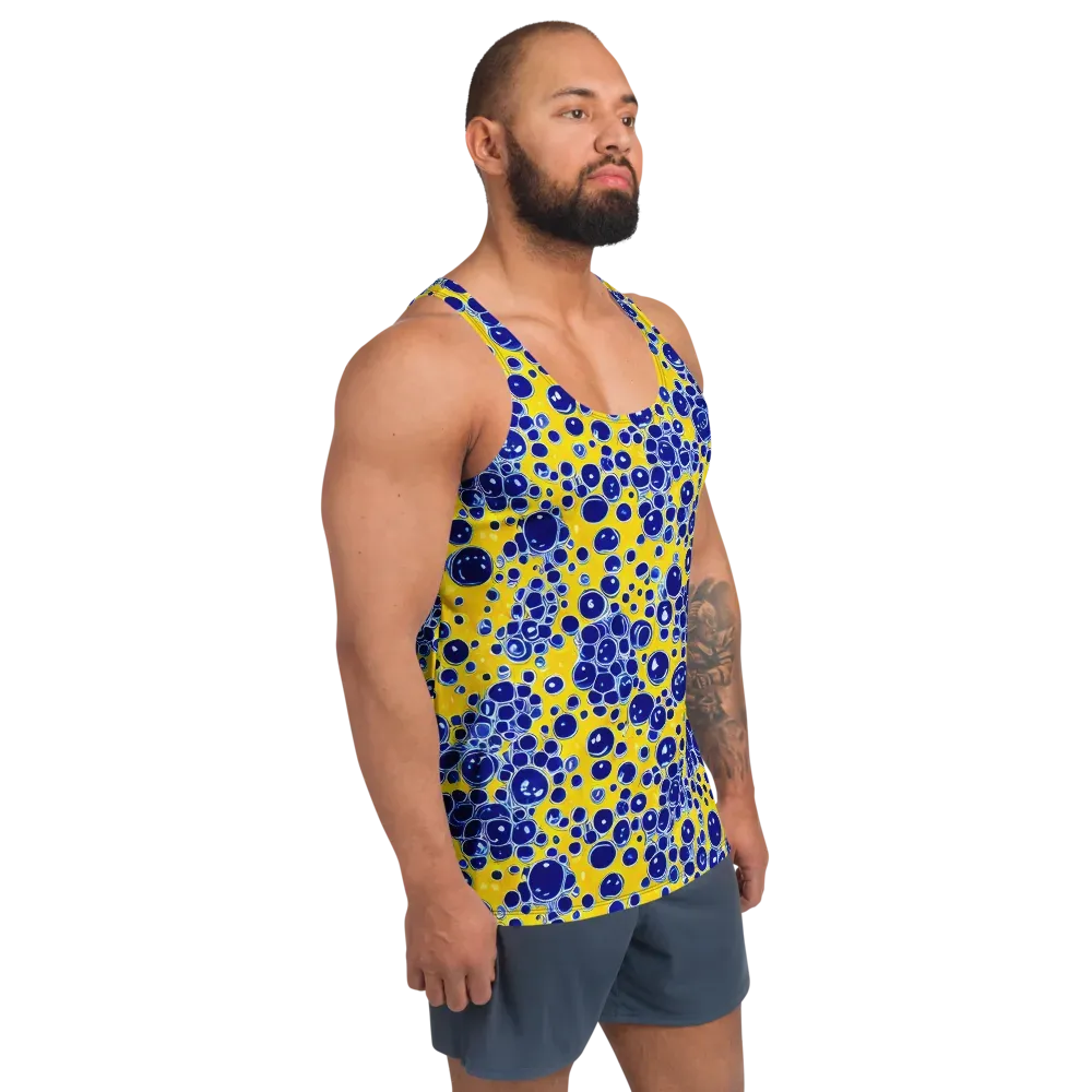 Cobalt Fizz on Men's Tank Top — Right Front