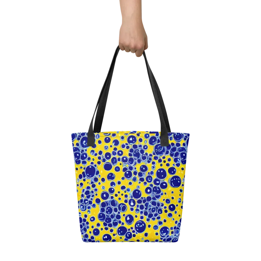 Cobalt Fizz on Tote Bag — Front