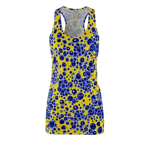 Cobalt Fizz on a Racerback Dress