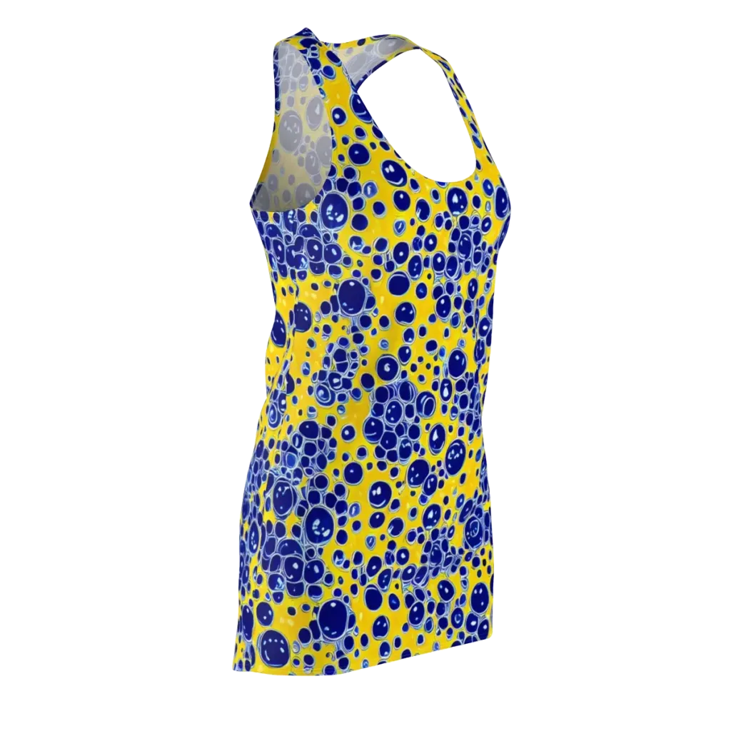 Cobalt Fizz on Racerback Dress — Front Side