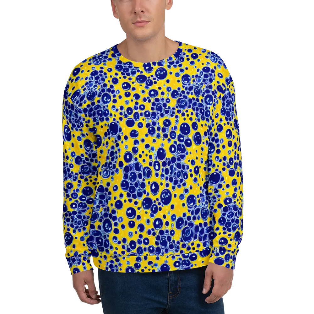 Cobalt Fizz on Sweatshirt — Front