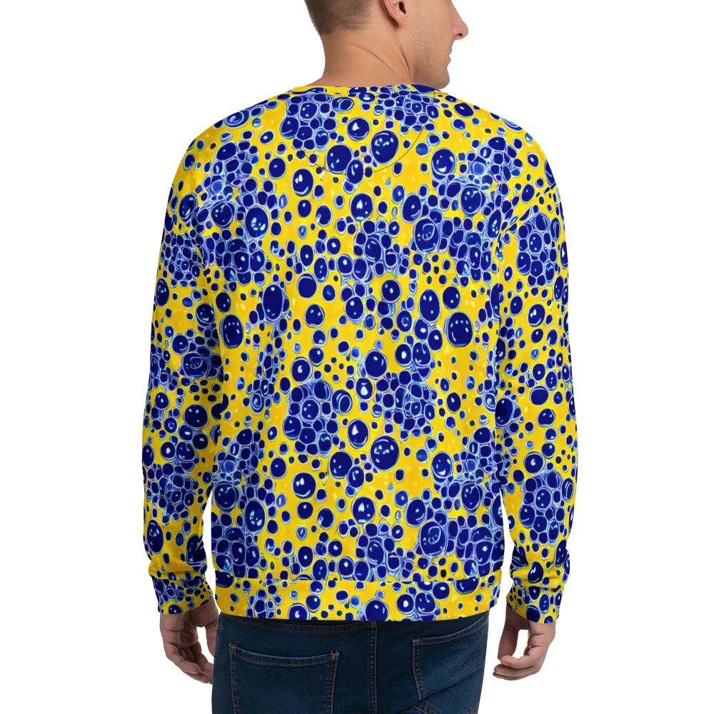Cobalt Fizz on Sweatshirt — Back