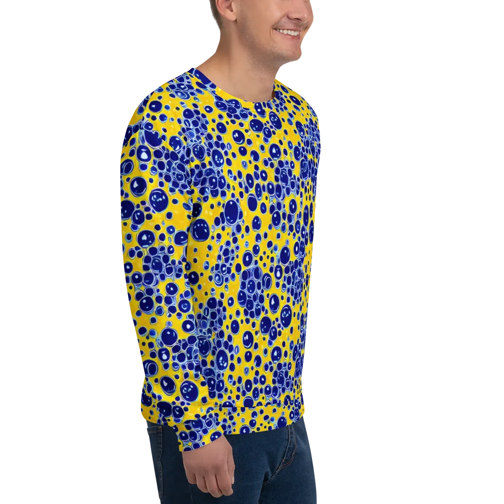 Cobalt Fizz on Sweatshirt — Right Front