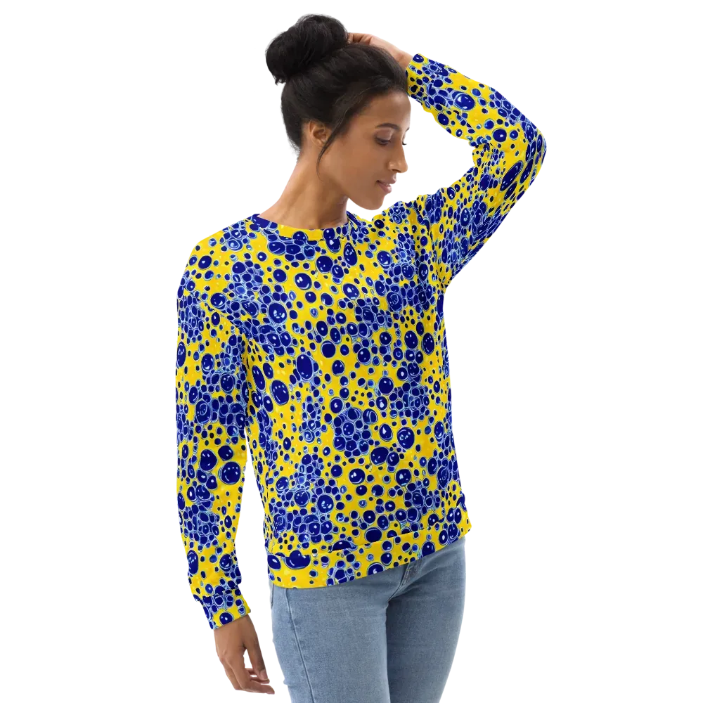 Cobalt Fizz on Sweatshirt — Right Front