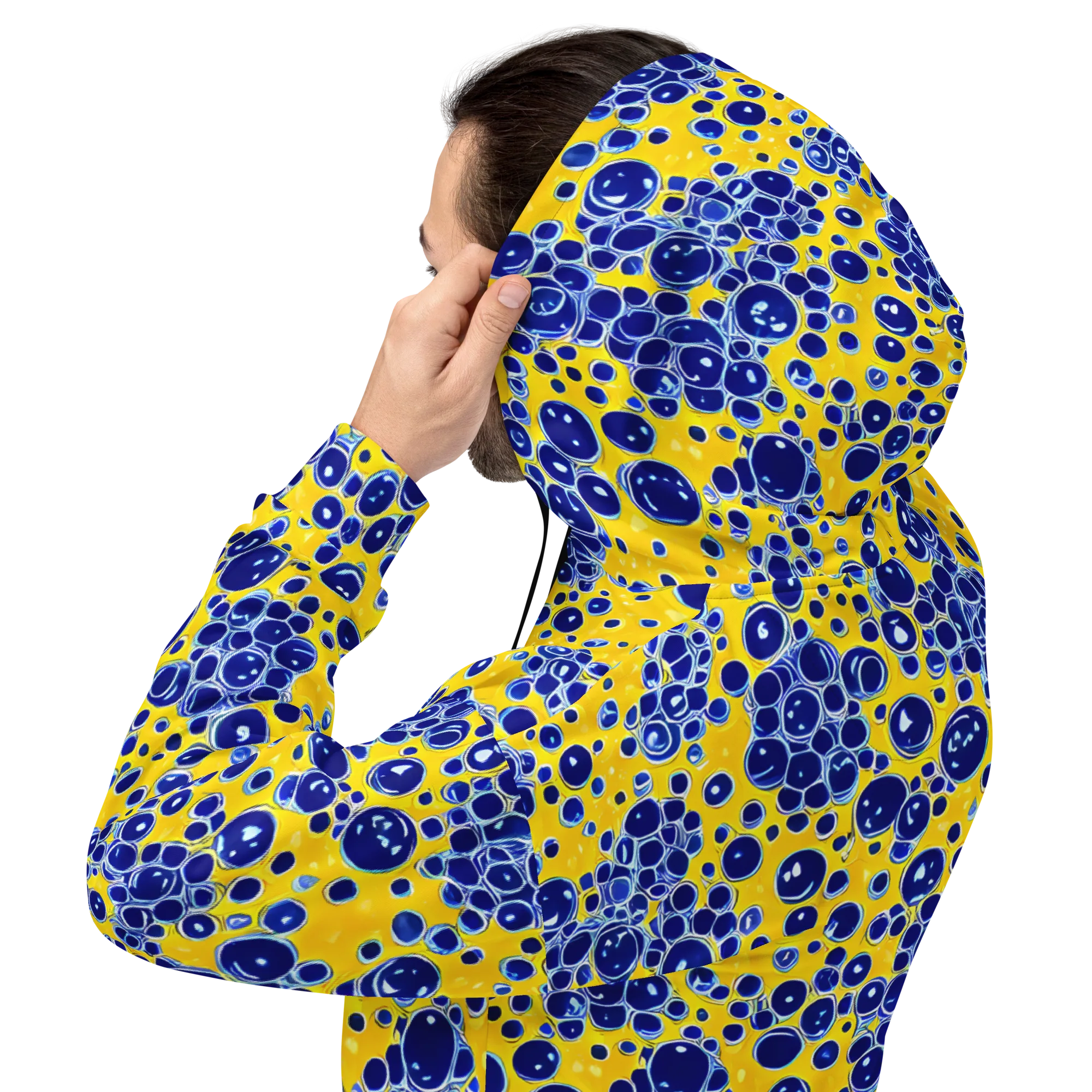 Cobalt Fizz on Hoodie — Back